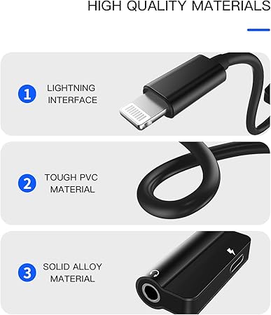 Lightning to 3.5mm Headphone Jack Adapter
